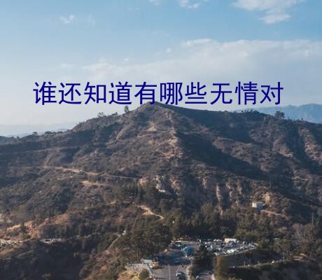 谁还知道有哪些无情对？对联中的“无情对”，经典无情对赏析