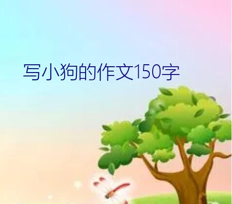 小狗作文150字左右（写小狗的作文150字）