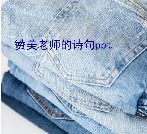 赞美老师的诗句ppt