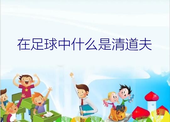 在足球中什么是清道夫？清道夫是什么意思